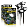 Bell + Howell Black Solar Powered Integrated Led Pathway Light Pack In Plastic