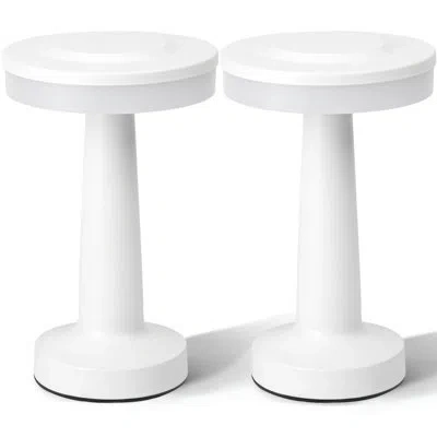 Bell + Howell Lexington Table Lamp 2 Pack Led Rechargeable In White