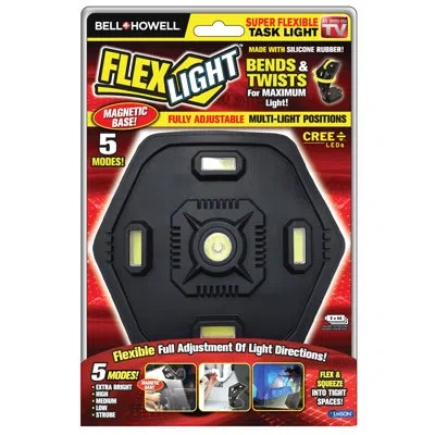Bell + Howell Magnetic Flex Work Light 5 Modes Miscellaneous Light In Black