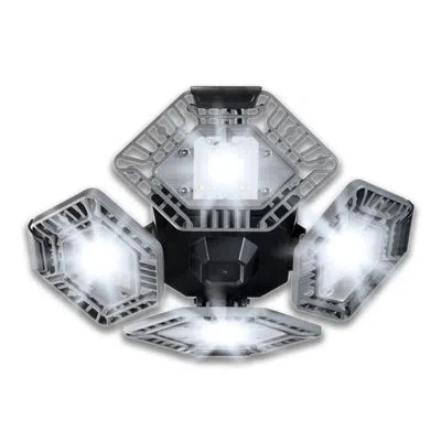 Bell + Howell Bell+howell Quadburst 5500 Lumens Multi Directional Ceiling Light With 4 Adjustable Panels