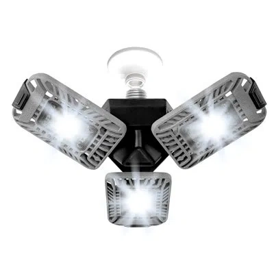 Bell + Howell Bell+howell Triburst Multi-directional 2000 Lumens Light, Screws Onto Any Standard Light Socket In Plastic