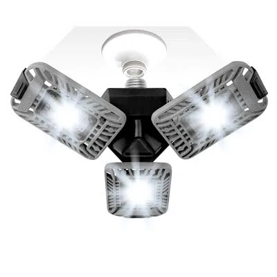 Bell + Howell Triburst Pro 5500 Lumens Multi-directional Led Ceiling Light In White