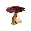 Bell Hutley Red Hand Painted Wooden Toadstool In Red
