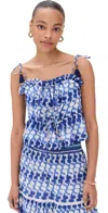 Bell Libra Top Navy White Dot In Navy White Dot