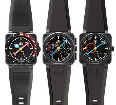 Pre-owned Bell & Ross Alain Silberstein Grail Watch Trilogy Set Wristwatch Limited