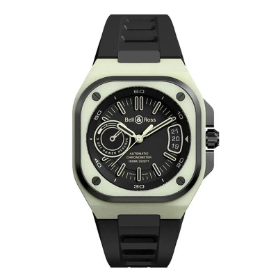 Pre-owned Bell & Ross Br-x5 41mm Green Lum Limited Of 500pcs Men's Watch Brx5r-lum-tc/srb