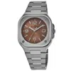 Bell & Ross Br 05 Brown Dial Steel Men's Watch Br05a-br-st/sst In Brown