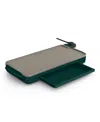 Bella 10" X 20" Electric Griddle With Warming Tray In Green