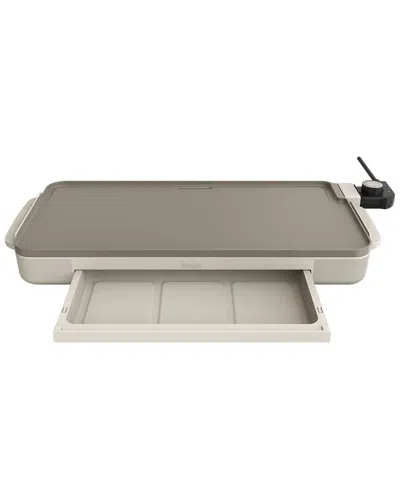 Bella 10x18in Ceramic Electric Griddle In Gray