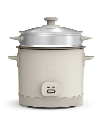 Bella 16-cup Rice Cooker With Steamer 35123 In Oatmilk
