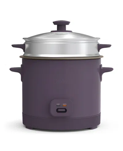 Bella 16-cup Rice Cooker With Steamer 35123 In Plum
