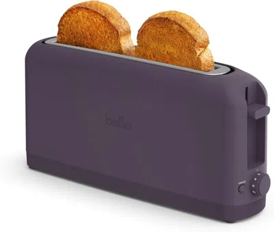 Bella 2 Slice Slim Toaster, Fits-anywhere Kitchenware, 6 Setting Shade Control With Reheat & Cancel Button