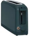 Bella 2-slice Wide-slot Slim Toaster, Forest Green In Green