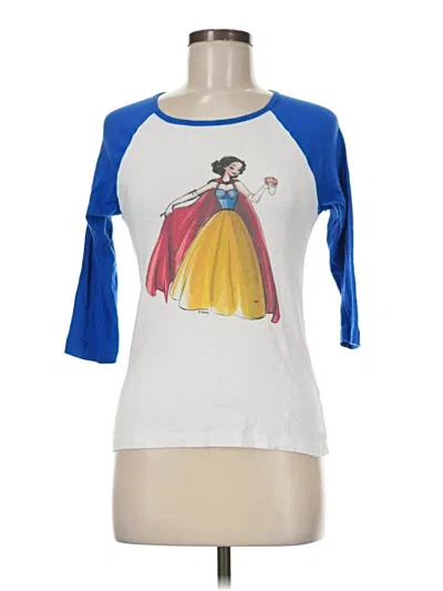 Pre-owned Bella 3/4 Sleeve T-shirt In Blue