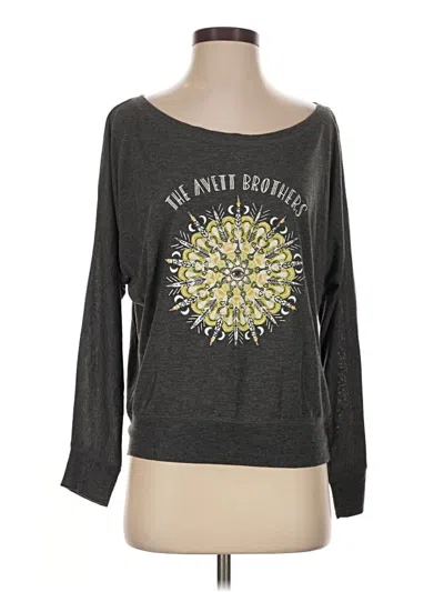 Pre-owned Bella 3/4 Sleeve T-shirt In Gray