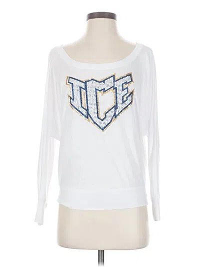 Pre-owned Bella 3/4 Sleeve T-shirt In White