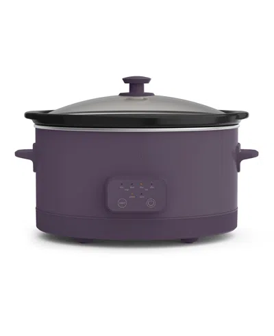 Bella 6-qt. Programmable Slow Cooker In Plum