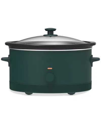 Bella 6-quart Electric Slow Cooker, Forest Green