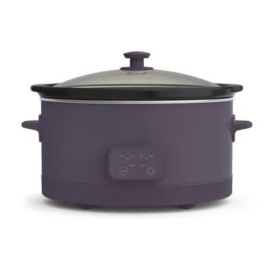 Bella 6.0 Qt Programmable Slow Cooker In Plum