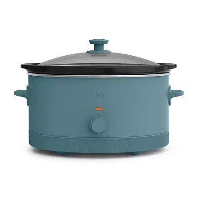 Bella 6qt Manual Slow Cooker In Blue