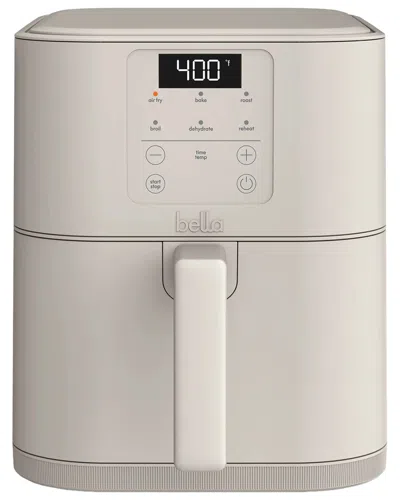 Bella 6qt Slim Air Fryer In Neutral