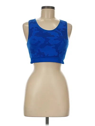 Pre-owned Bella Active Sports Bra In Blue