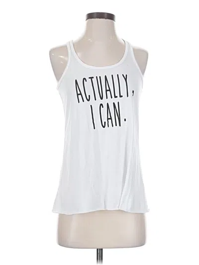 Pre-owned Bella Active Tank Top In White