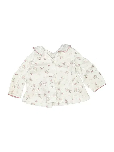 Pre-owned Bella Bliss Babies' 3/4 Sleeve Blouse In White