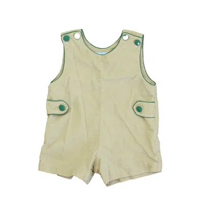 Bella Bliss Kids'  Boys Khaki Green Romper