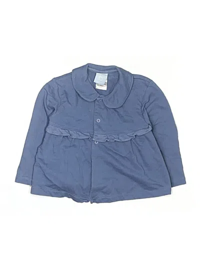 Pre-owned Bella Bliss Kids' Cardigan Sweater In Blue