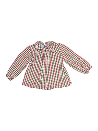 Pre-owned Bella Bliss Kids' Long Sleeve Blouse In Pink