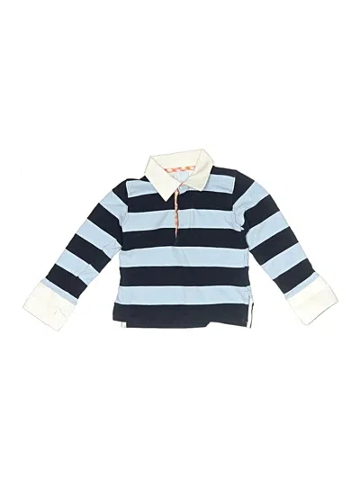 Pre-owned Bella Bliss Kids' Long Sleeve Polo Shirt In Blue