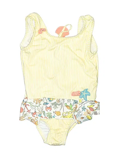 Pre-owned Bella Bliss Kids' One Piece Swimsuit In Yellow