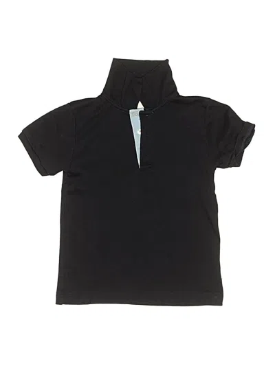 Pre-owned Bella Bliss Kids' Short Sleeve Turtleneck In Black