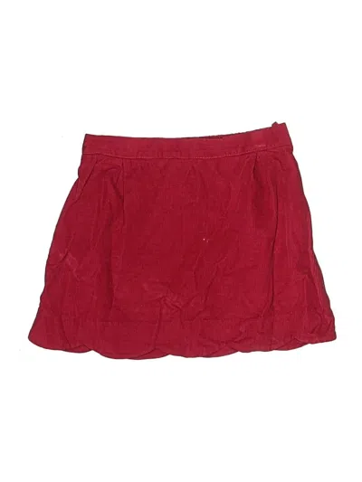 Pre-owned Bella Bliss Kids' Skirt In Burgundy
