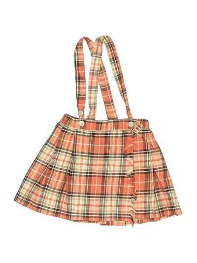 Pre-owned Bella Bliss Kids' Skirt In Orange