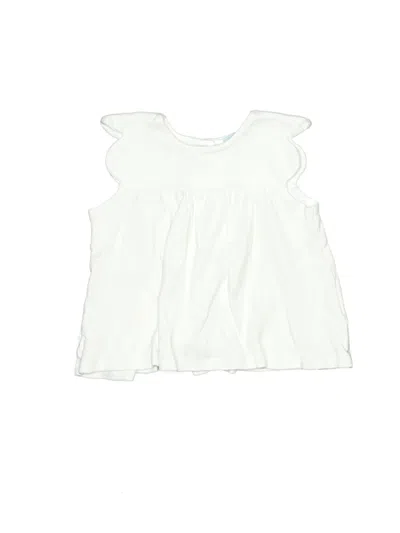 Pre-owned Bella Bliss Kids' Sleeveless T-shirt In Ivory
