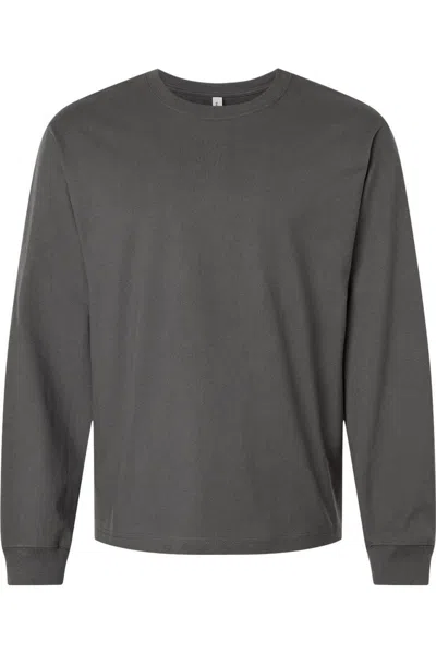 Bella+canvas 7.5 oz Heavyweight Long Sleeve Tee In Neutral