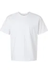 Bella+canvas Heather Cvc Raglan Tee In White