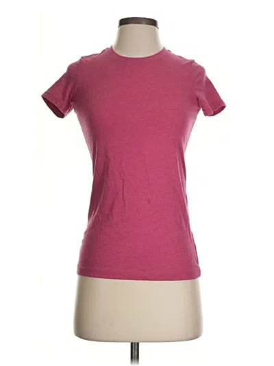 Pre-owned Bella+canvas Active T-shirt In Burgundy