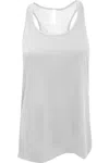 Bella+canvas Bella Ladies/womens Flowy Racerback Tank Top In White