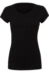 Bella+canvas Bella Ladies/womens The Favorite Tee Short Sleeve T-shirt In Black