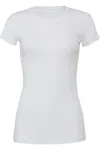 Bella+canvas Bella Ladies/womens The Favorite Tee Short Sleeve T-shirt In White