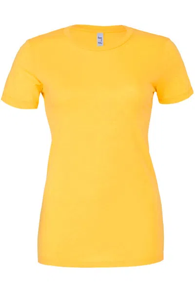 Bella+canvas Bella Ladies/womens The Favorite Tee Short Sleeve T-shirt In Yellow