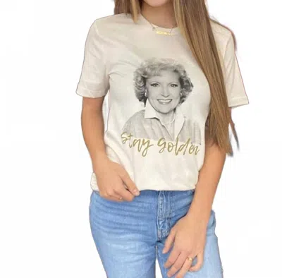 Bella+canvas Betty Tee In White