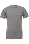 Bella+canvas Canvas Triblend Crew Neck T-shirt / Mens Short Sleeve T-shirt In Grey