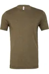 Bella+canvas Canvas Triblend Crew Neck T-shirt / Mens Short Sleeve T-shirt In Multi