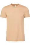 Bella+canvas Canvas Unisex Jersey Crew Neck Short Sleeve T-shirt In Beige