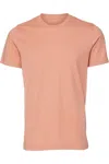 Bella+canvas Canvas Unisex Jersey Crew Neck Short Sleeve T-shirt In Brown
