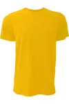 Bella+canvas Canvas Unisex Jersey Crew Neck Short Sleeve T-shirt In Gold